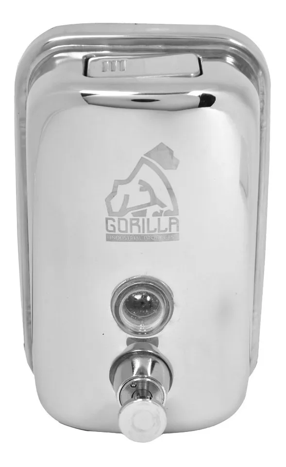 Despachador acero inoxidable de jabon liquido 500 ml Mca. Gorilla - Imagen 2