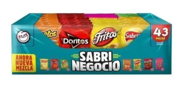 Botanas Surtidas Sabritas Sabrinegocio 43 pzas
