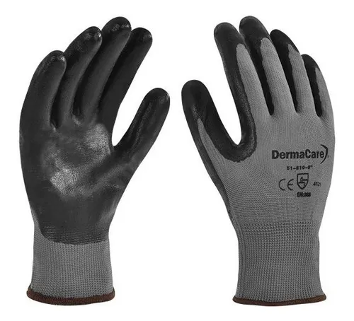 Guante de protección recubierto no Nylon marca Dermacare 51-810