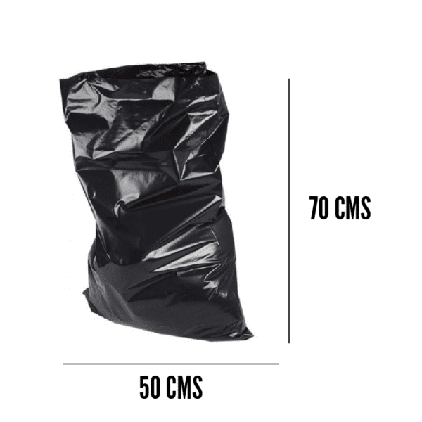 Bolsa negra para basura 50 x 70 cm